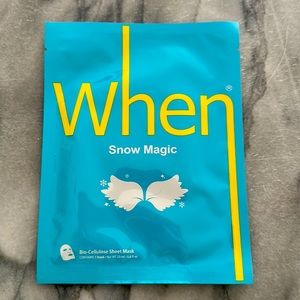 NEW When Beauty - Biocellulose Mask Snow Magic